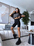 Slimming shorts with EXTRA high waist - black